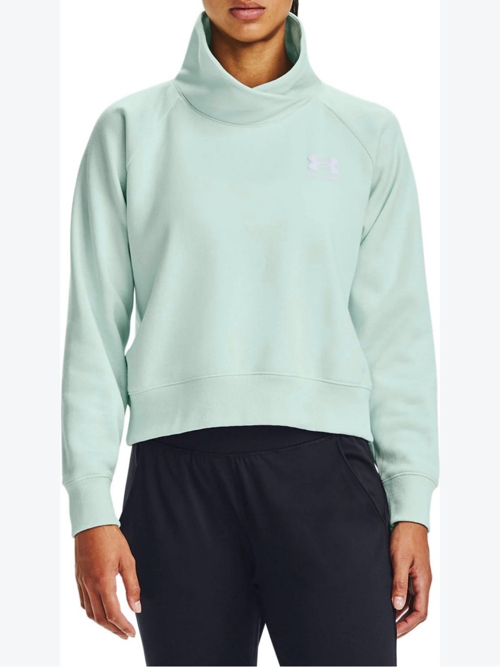 Under Armour
Women's Rival Fleece Wrap-Neck Top Size Large